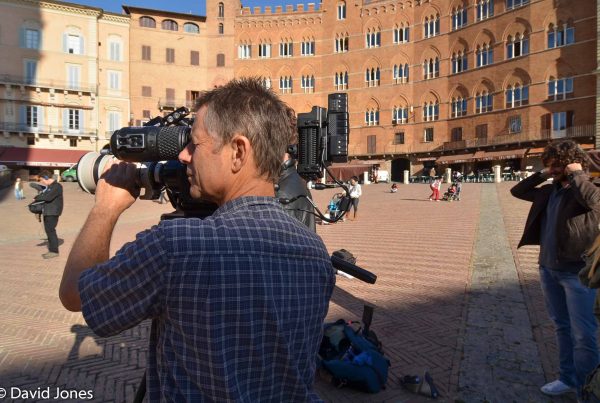 Filming A Plastic Ocean in Siena