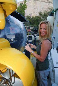 Tanya Streeter during A Plastic Ocean